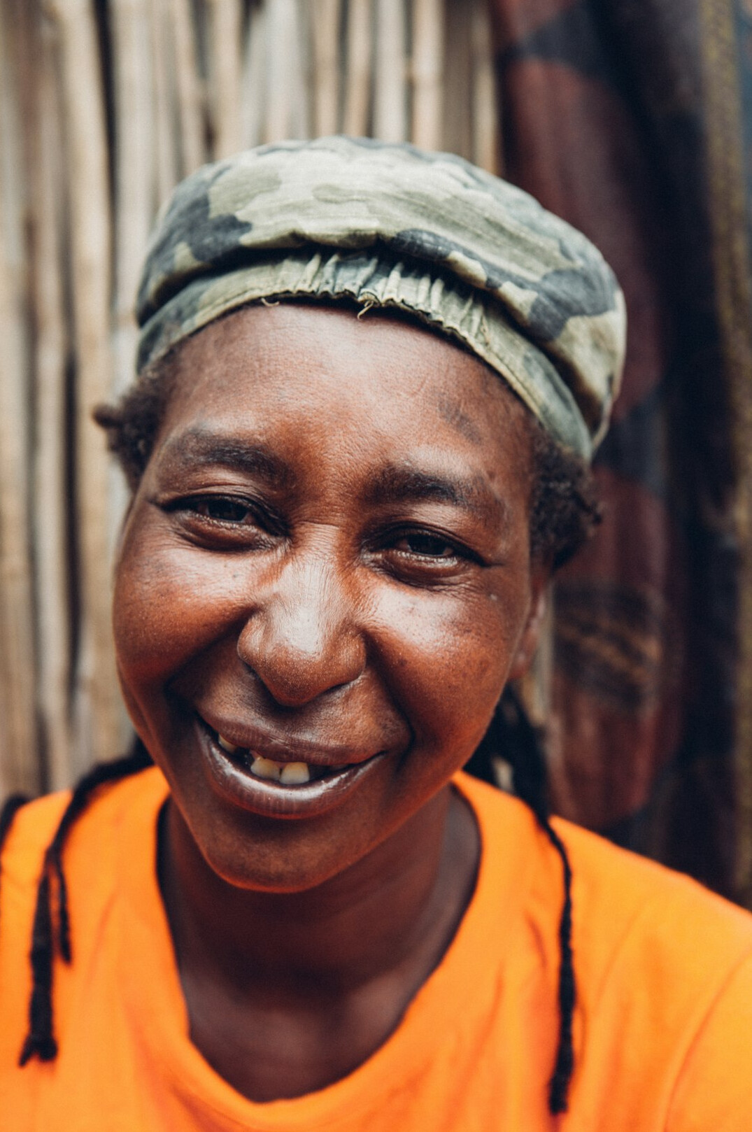 health program participant smiling